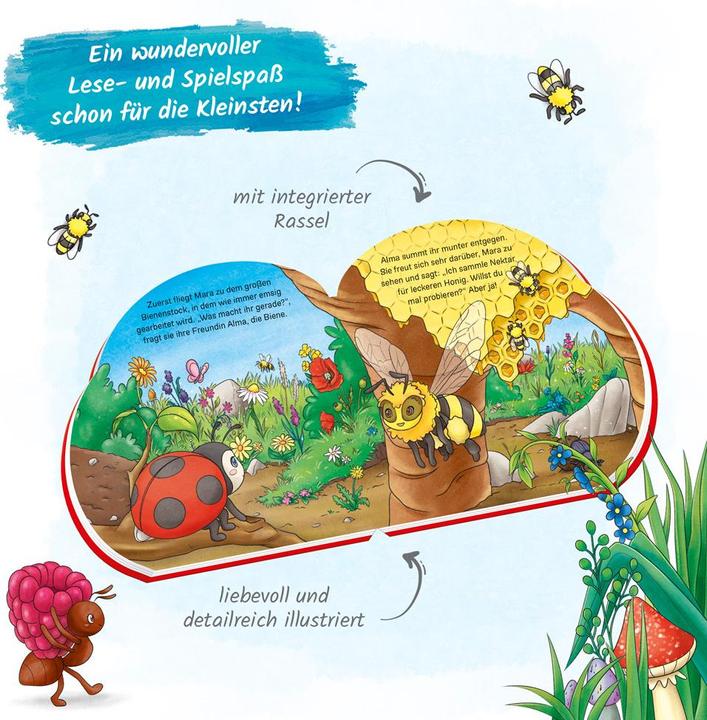 Image du produit Livre cartonné Livre hochet Ma petite coccinelle (Allemand)