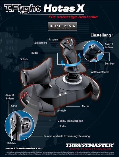 Produktbild Thrustmaster T.Flight Hotas X Joystick + Throttle (PC, PS3)