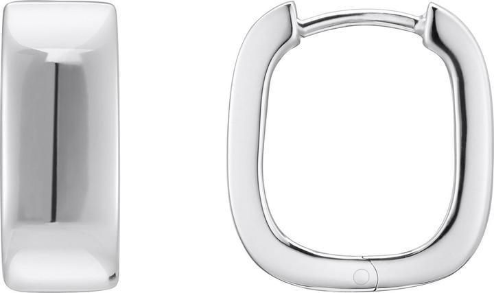 Actual product image Thomas Sabo Creoles with square shape (925 sterling silver)