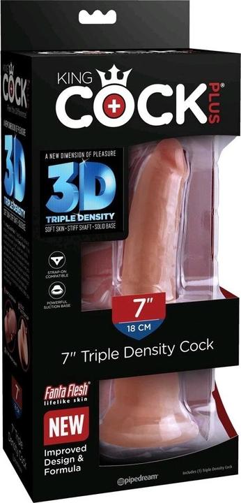 Actual product image Pipedream 7" Triple Density Cock