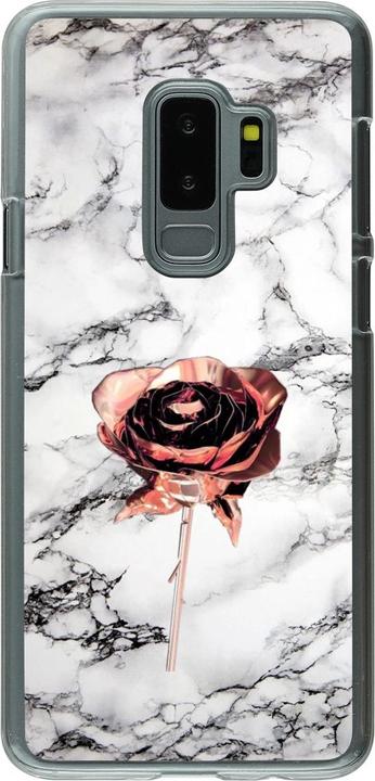 Produktbild PhoneLook Hülle transparent Marble Rose Gold (Samsung Galaxy S9+)