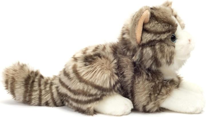 Image du produit Teddy Hermann Chat couché peluche (20 cm)