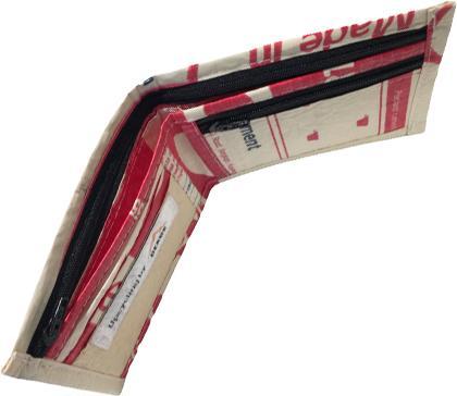 Image du produit Bekos Upcycling - porte-monnaie classique en sacs de ciment recyclés Cobra