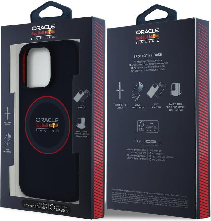 Produktbild Red Bull Silicone Case für Apple iPhone 15 Pro - navy (Apple iPhone 15 Pro)