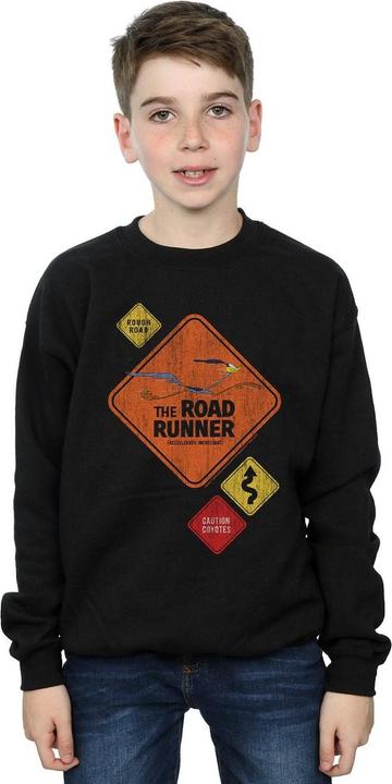 Produktbild Looney Tunes Road Runner Road Sign Sweatshirt Jungen (152, 158)