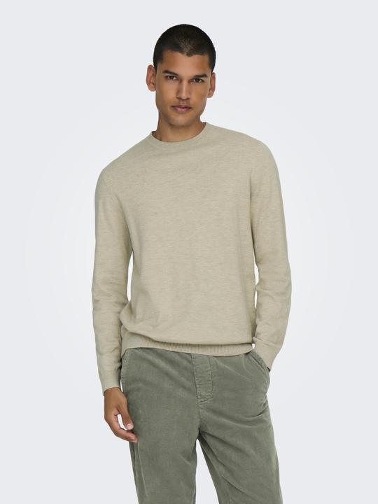 Immagine prodotto Only & Sons Maglia pullover con scollo rotondo dalla vestibilità regolare (M)
