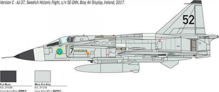 Produktbild Italeri SAAB JA 37 Jaktviggen