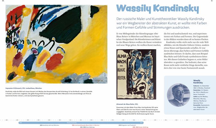 Produktbild 42 Künstlerinnen und Künstler, die du unbedingt kennenlernen solltest (Deutsch, Florian Heine, Alison Baverstock, Angela Wenzel, Doris Kutschbach, Brad Finger, Bettina Schümann, 2024)