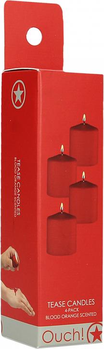 Actual product image Ouch! Tease Candles - Sinful Smell - 4 Pieces