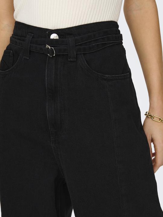 Image du produit Only ONLHELEN HW WIDE CARROT BELT Jeans coupe loose (W26/L32)