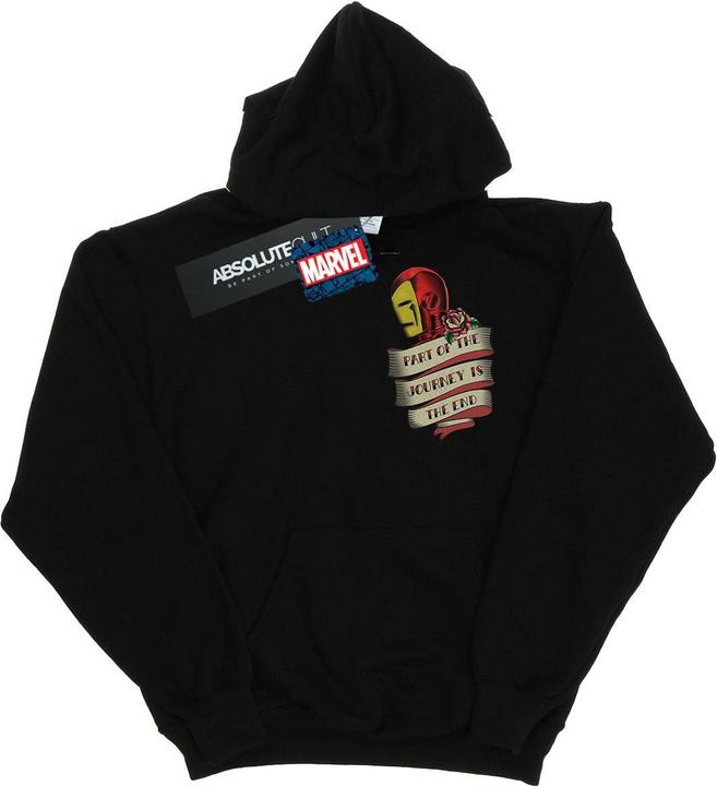 Produktbild Iron Man Tattoo Journey Breast Print Kapuzenpullover (XXL)