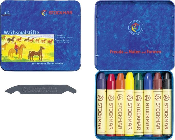 Image du produit Stockmar CRAYON A CIRE /Pà8 (Multicolore, 8 x)