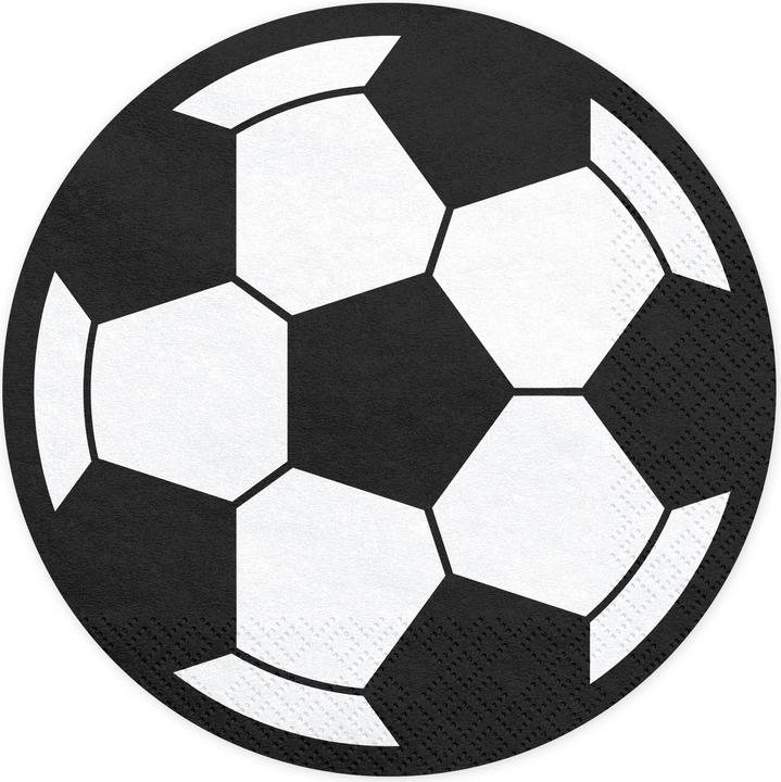 Actual product image Partydeco Fussball (20 x, 13.5 x 17 cm)