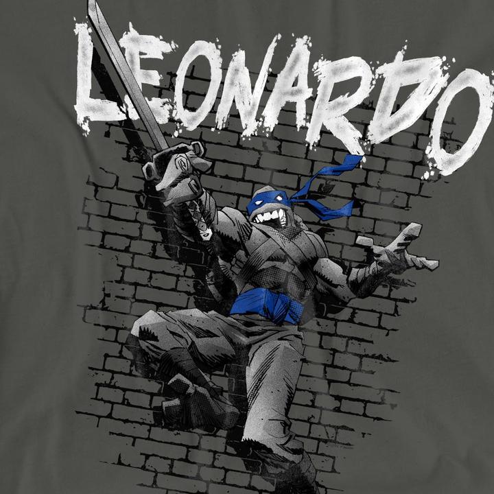 Actual product image Teenage Mutant NT Unisex Adult Leonardo T-Shirt (M)
