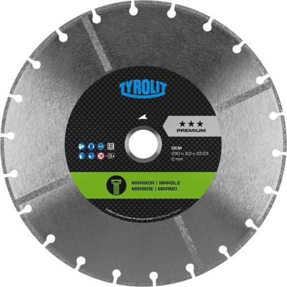 Produktbild Tyrolit Diamanttrennscheibe DCM Premium Ø 125 mm Bohrung 22,23 mm 2 mm
