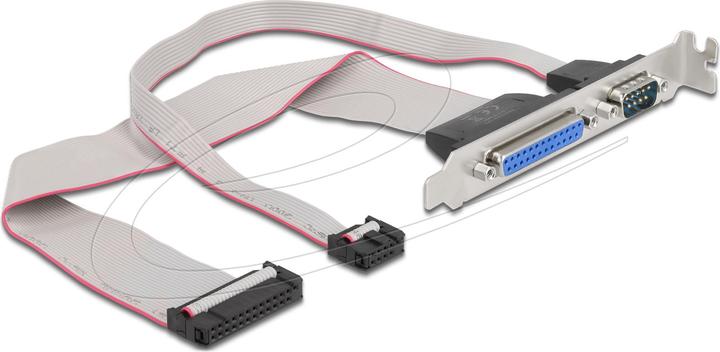 Produktbild Delock Slotblech Parallel 1 x Port + Seriell 1 x Port ca. 30 cm Belegung 1:1