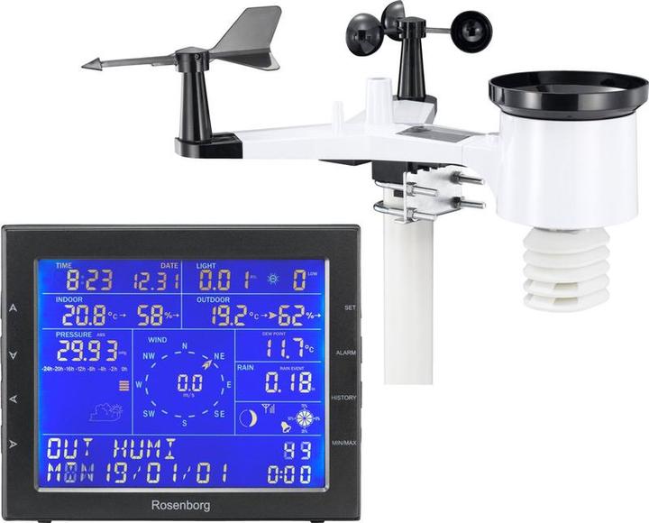Produktbild Rosenborg WS2350 Professioneel Weerstation