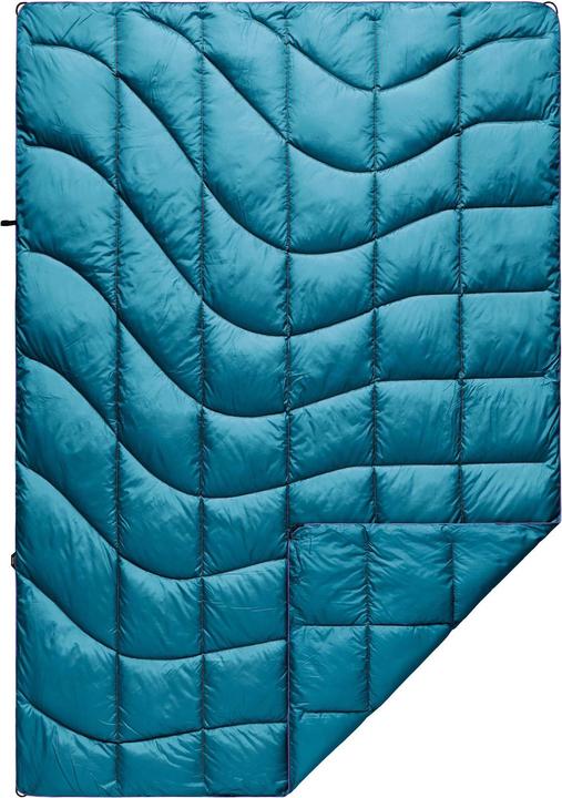 Image du produit Rumpl Couverture de voyage Nanoloft Puffy Harbor Blue (Pochette pour passeport)
