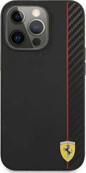 Produktbild Ferrari FESAXHCP13LBK iPhone 13 Pro/13 6,1" czarny/black hardcase On Track Carbon Stripe (Apple iPhone 13 Pro)