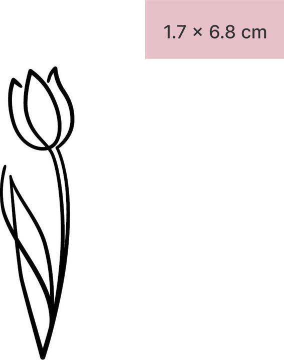 Image du produit minink Tatouage temporaire - Tulipe en filigrane
