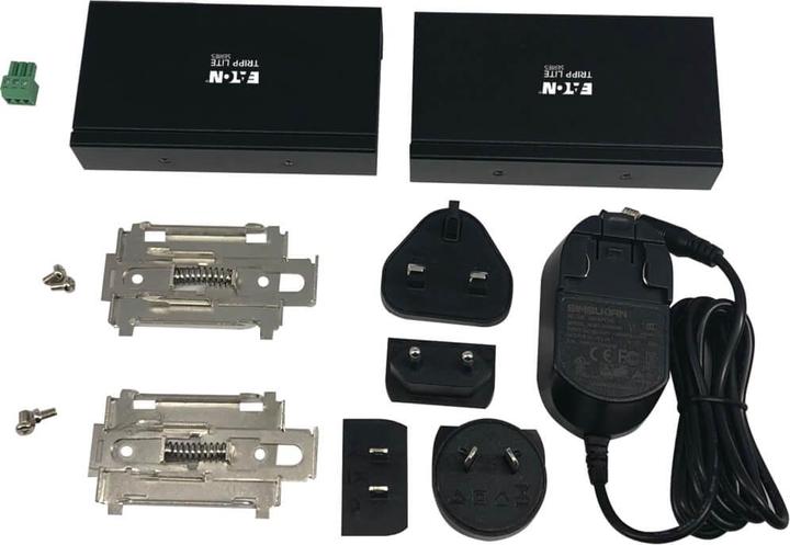 Actual product image Eaton 4-Port Industrial USB over Cat6 Extender ESD Protection PoC USB 2.0 Mountable 330ft. (USB-A, 4 Ports)