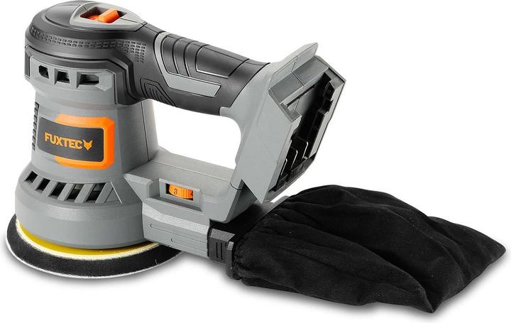 Immagine prodotto Fuxtec Levigatrice rotativa a batteria da 20V FX-E1RS20 SET con 1 x batteria 2Ah, 1 x caricatore 1A