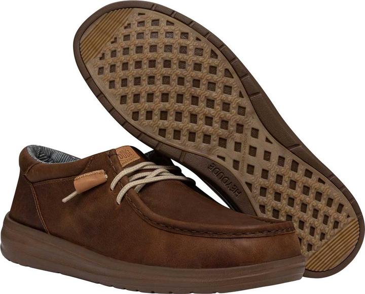 Actual product image Hey Dude Wally Grip Craft Leather (43)