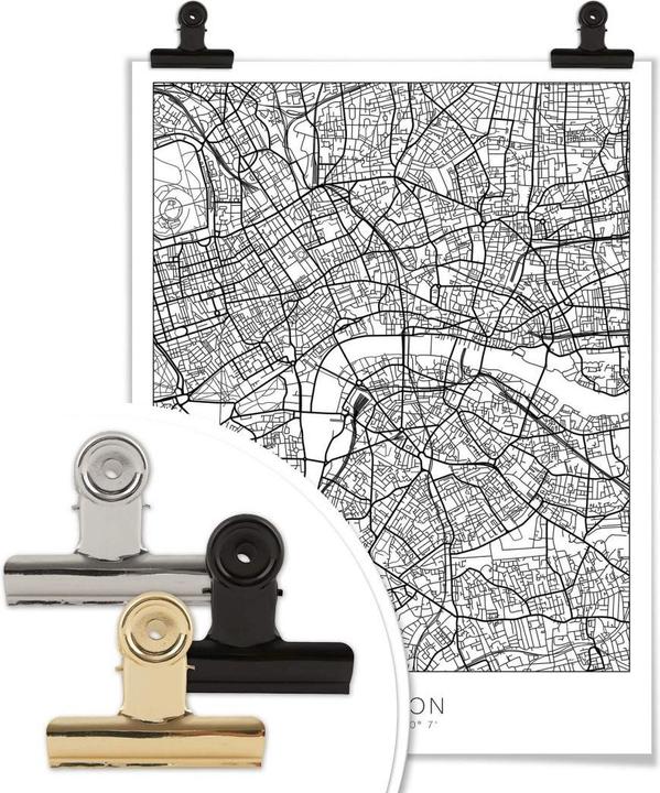 Produktbild Trenddeko Stadtplan London (60 x 80 cm)