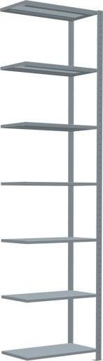 Stecksystem Anbauregal MULTIplus250 mit Kreuzstrebe