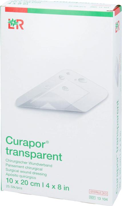 Produktbild Curapor Wundverband 10x20cm transparent (25 x)