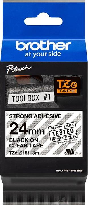 Actual product image Brother Tze-S151 (2.40 cm, Grey)