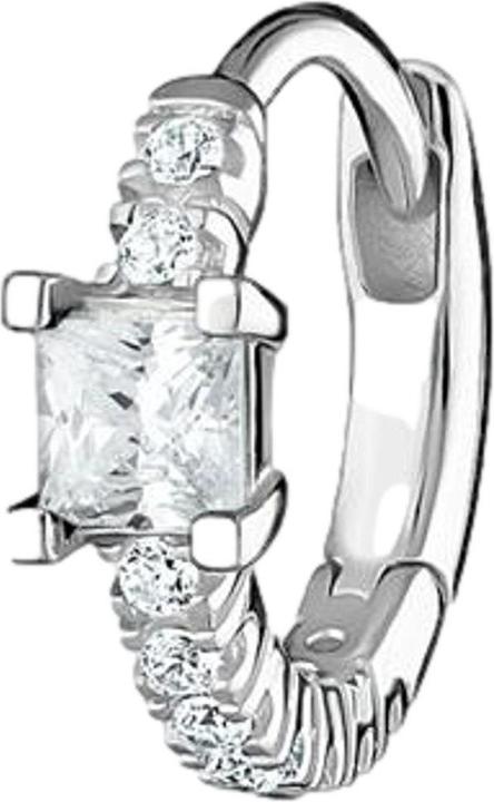 Produktbild Thomas Sabo Einzel Creole mit Weissen Steinen Silber (925 Sterlingsilber)