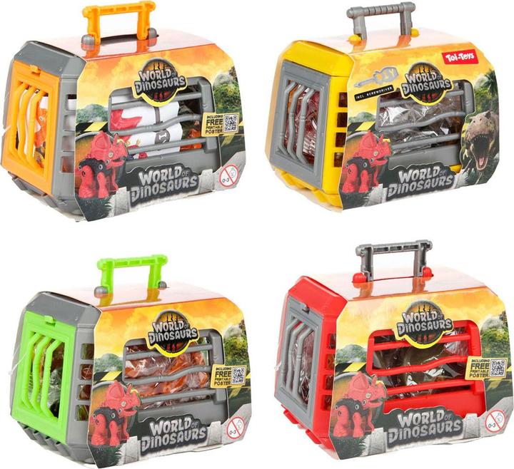 Actual product image Toi-Toys World of Dinosaurs Build a dinosaur with a cage