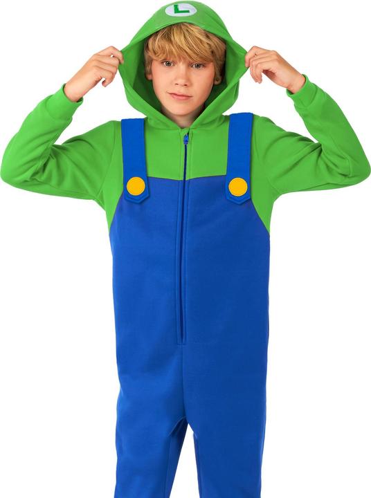 Actual product image OppoSuits Luigi Onesie for children (158, 164, 170, 176)