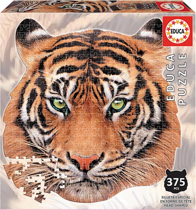 Educa Shape Puzzle Tiger face 400 Teile (375 Teile)
