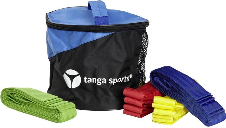Tanga Sports Mannschaftsbänder-Set, 4 x 10 Stück, Senior