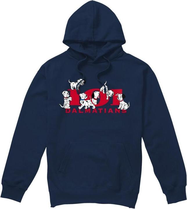 Actual product image 101 Dalmatians Mens Puppies Hoodie (L)