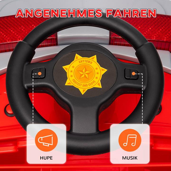 Actual product image Aiyaplay Kinder Elektroauto Kunststoff, Stahl Rot