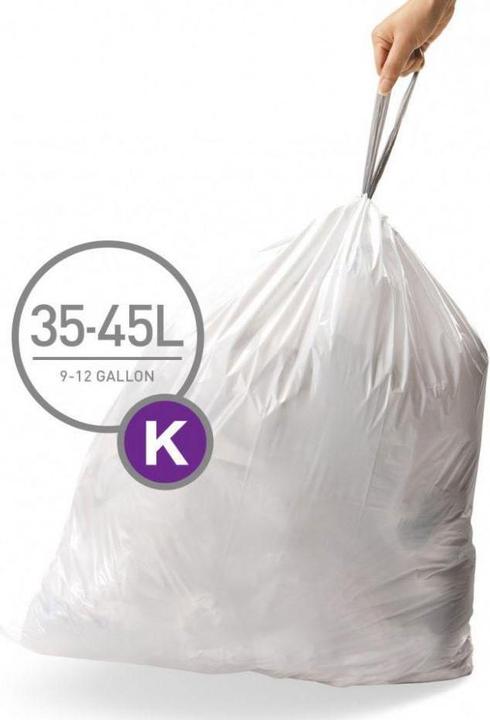 Immagine prodotto Simplehuman Sacchi per la spazzatura per i bidoni della spazzatura (20 x, 35 l)