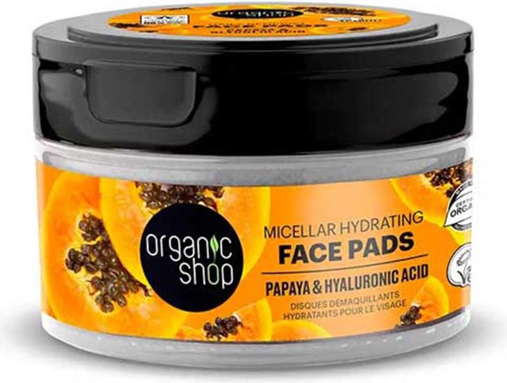 Organic Shop Papaya und Hyaluronsäure Micellar Face Discs