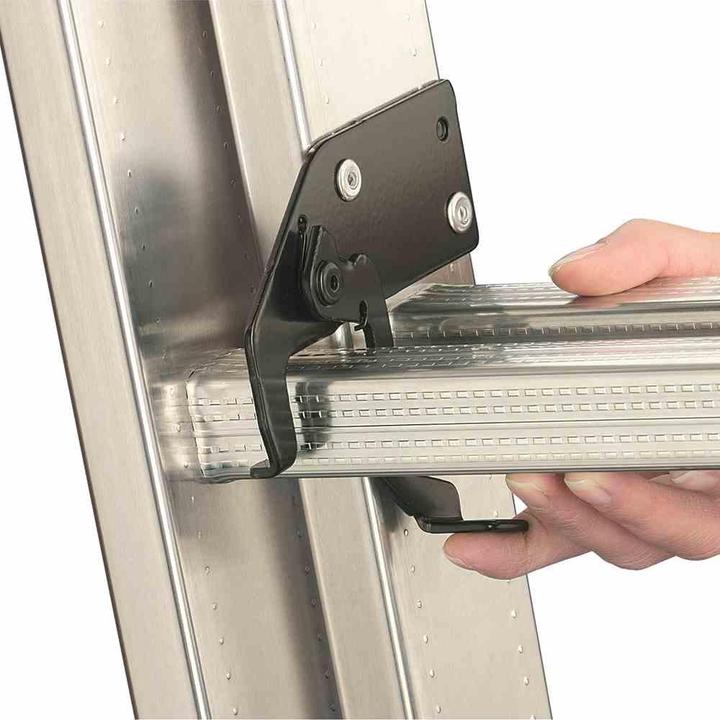 Immagine prodotto Hailo S100 ProfiLOT, scala combinata in alluminio a 3 sezioni, 3x12 pioli (Scala doppia, 48 cm)