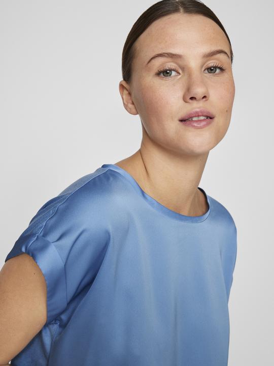Actual product image Vila Round neckline top with short sleeves (36)