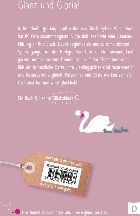 Image du produit Glücksorte in Potsdam (Allemand, Wesenberg, Sybille, 2022)