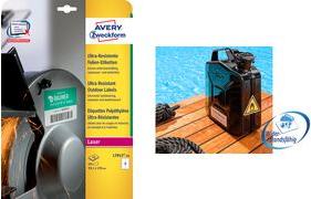 Produktbild Avery SW. Etiketten 63.5x33.9mm L7912-40 weiss, matt, A4 40 Blatt