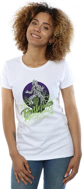 Immagine prodotto Beetlejuice Maglietta da donna/ragazzo in cotone Faded Pose (L)