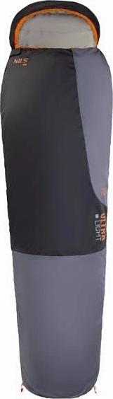Actual product image Nils Nc1705 Sleeping Bag Ultralight Grey-Orange Camp (215 cm)