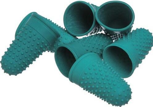 Office Depot Thimbles Medium Green Rubber