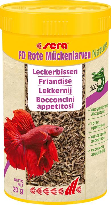 Sera FD Larves de moustiques 250ml (Poissons d'ornement, 250 ml)