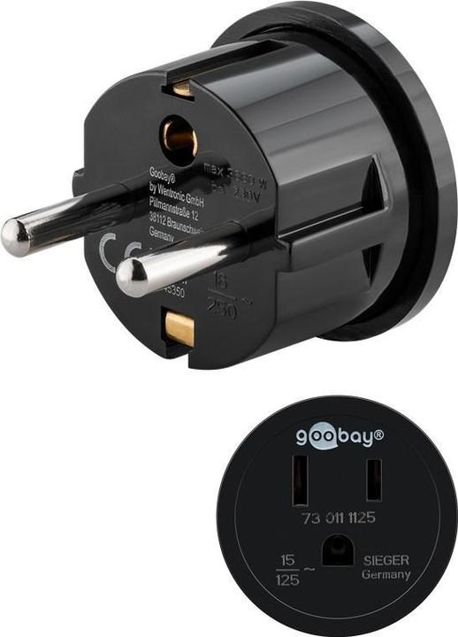 Produktbild Goobay Netzadapter, Schwarz