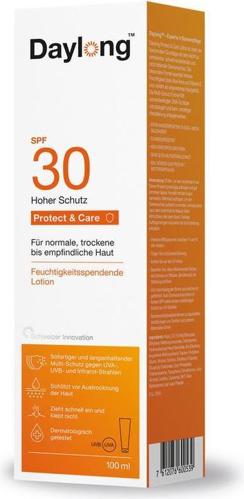 Actual product image Daylong Protect & Care Lotion (Sun lotion, SPF 30, 100 ml, 130 g)